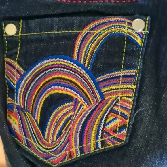 Y2K COOGI Boot Cut Jeans Size 3/4 in seam 33 and 1/2 - Picture 14 of 14